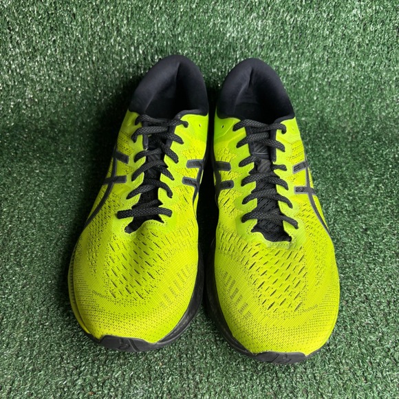 NEW ASICS Gel Kayano 27 FlyteFoam Running Athletic Sneakers Neon Yellow Men 12.5 main image 7